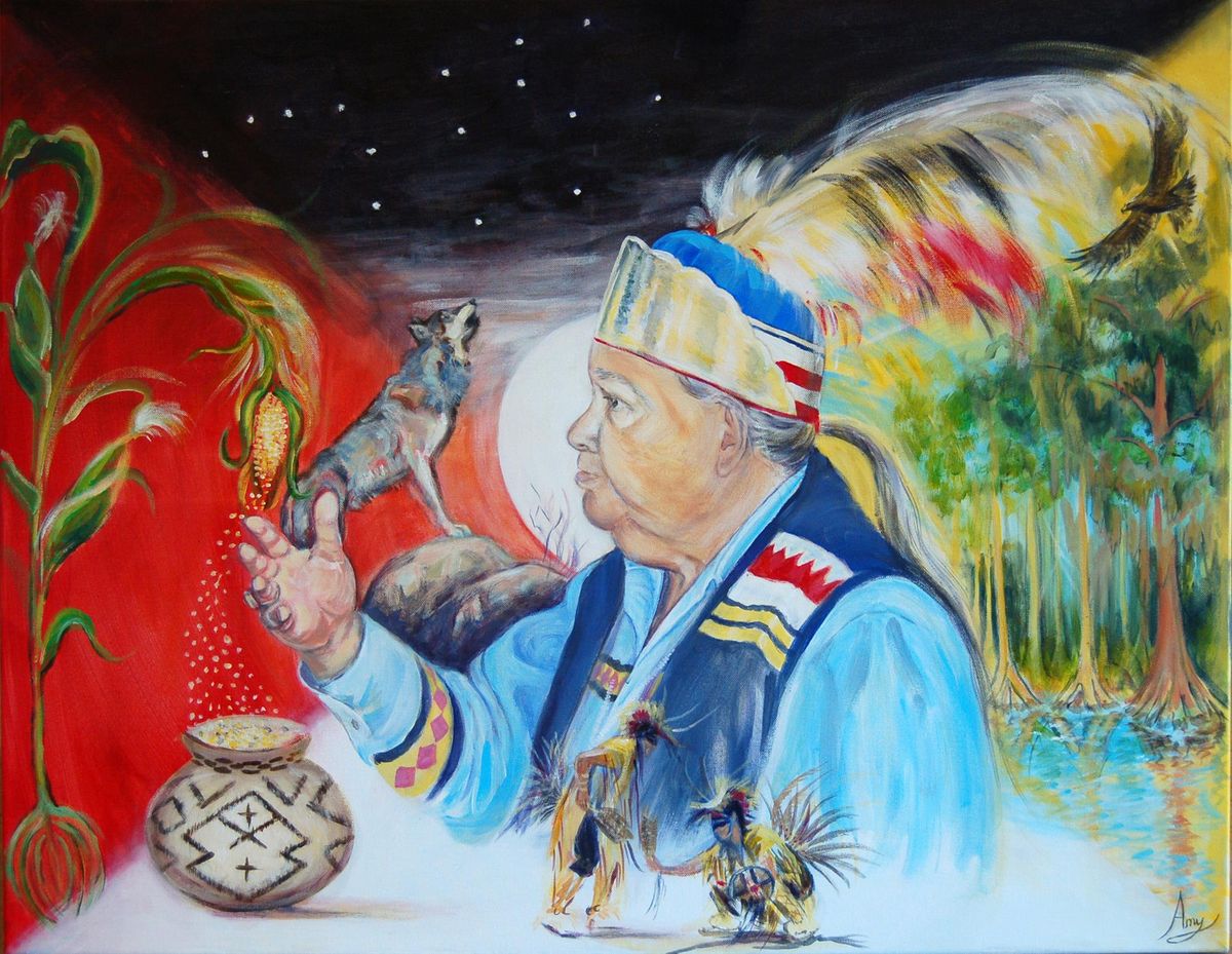 &#039;Chief Bobby Johns Bearheart&#039;, North American Indian