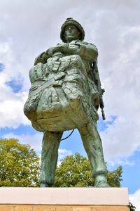 The Colchester Airborne Soldier. Bronze