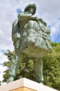 The Colchester Airborne Soldier. Bronze