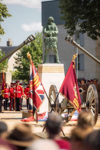 The unveiling of the Colchester Airborne Soldier, 31st July 2026