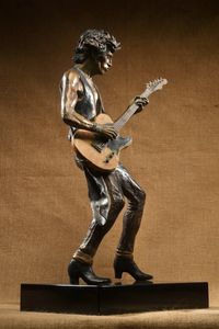 Bronze of Keith Richard&rsquo;s. Cast specially for a client at 20 inches